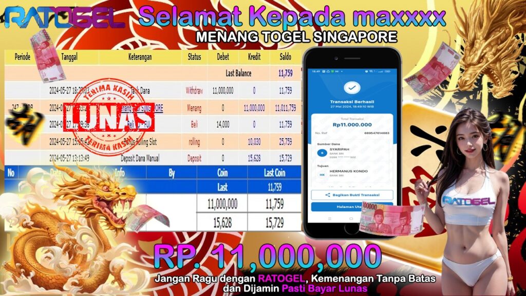 BUKTI JP SLOT DAN TOGEL TERPERCAYA DI INDONESIA TGL 27-05-2024